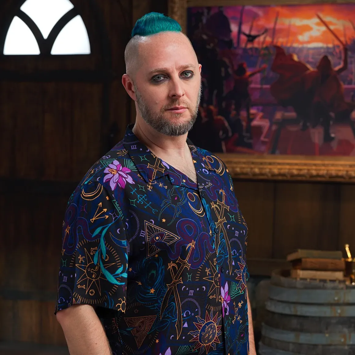 Beauty of Exandria: Creation - Mollymauk Tealeaf Camp Shirt