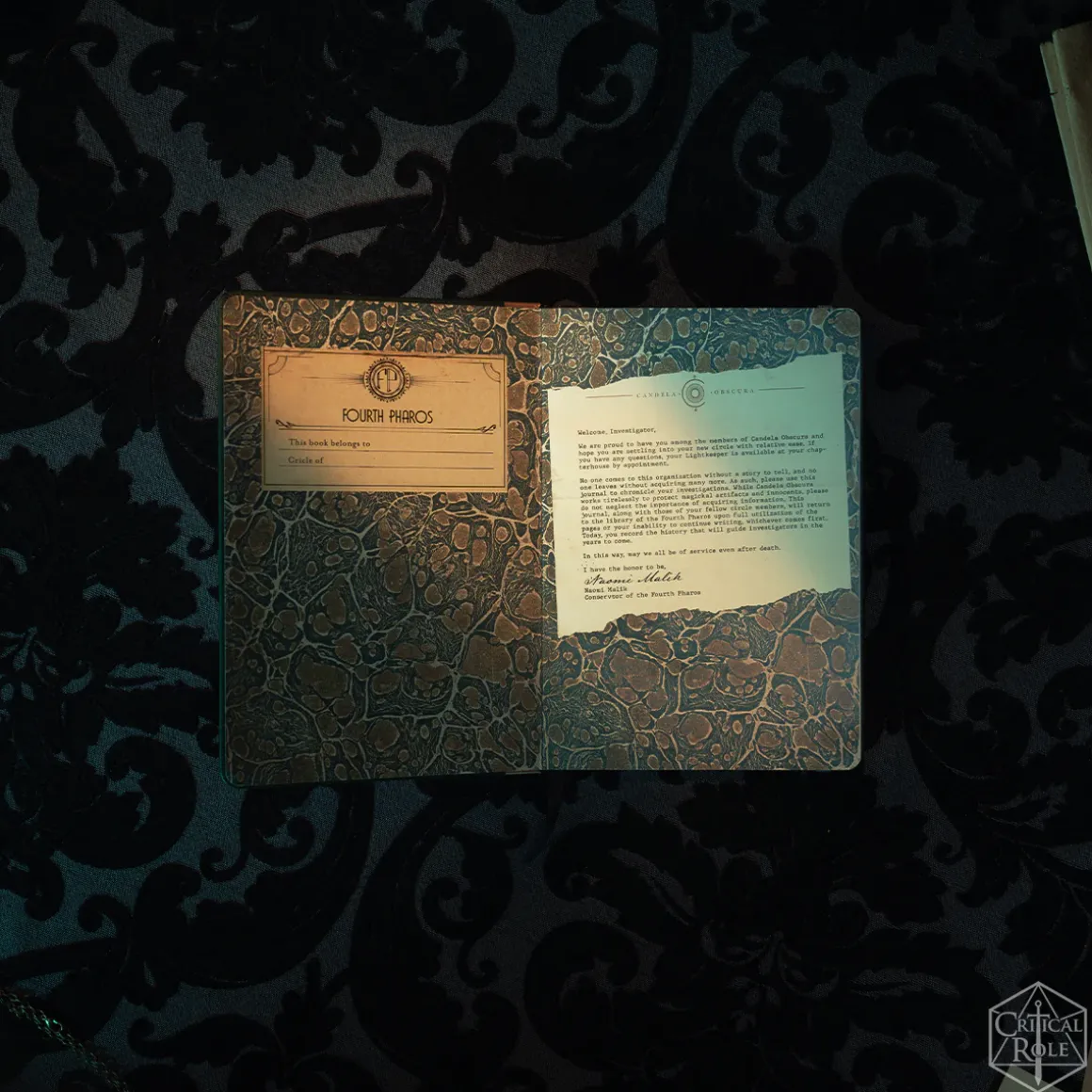 Candela Obscura Investigator’s Journal