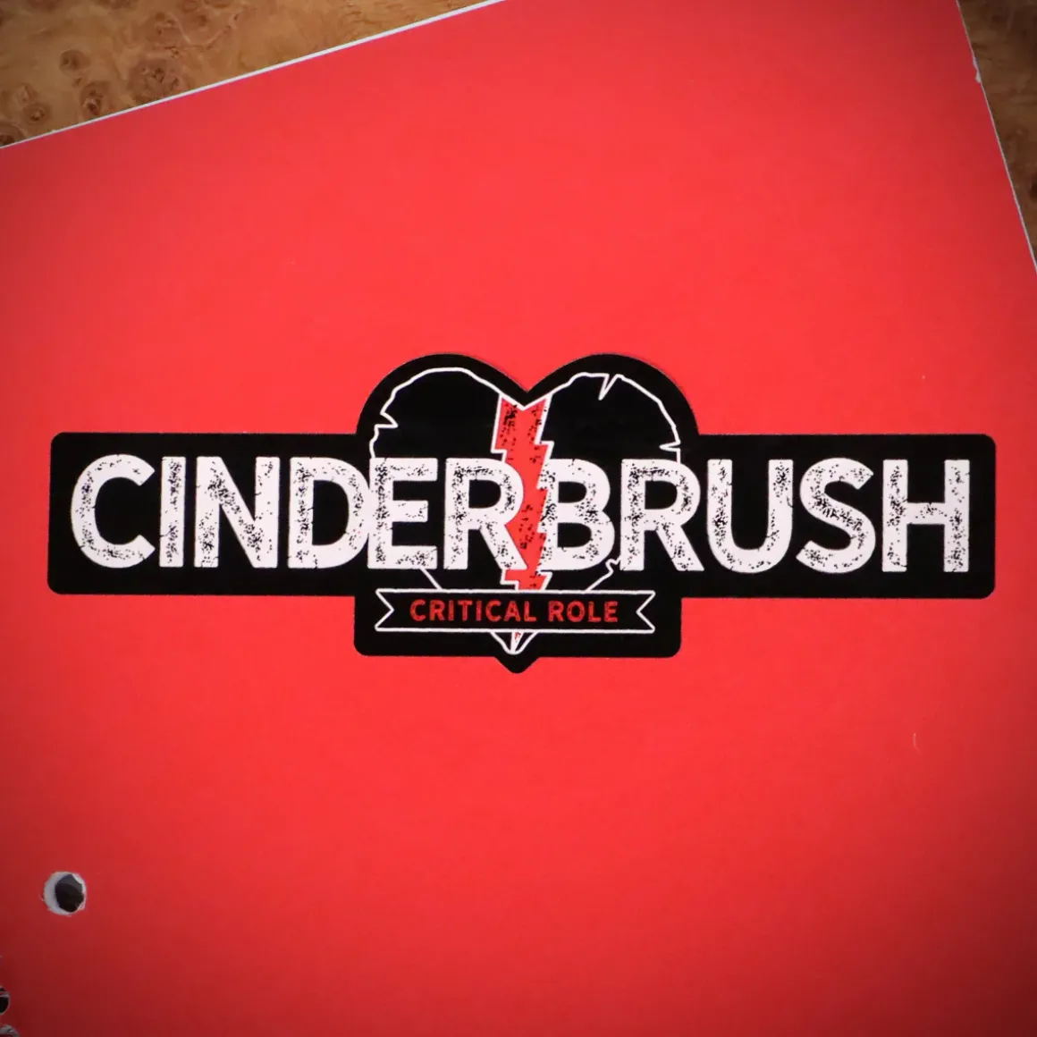 Cinderbrush Sticker
