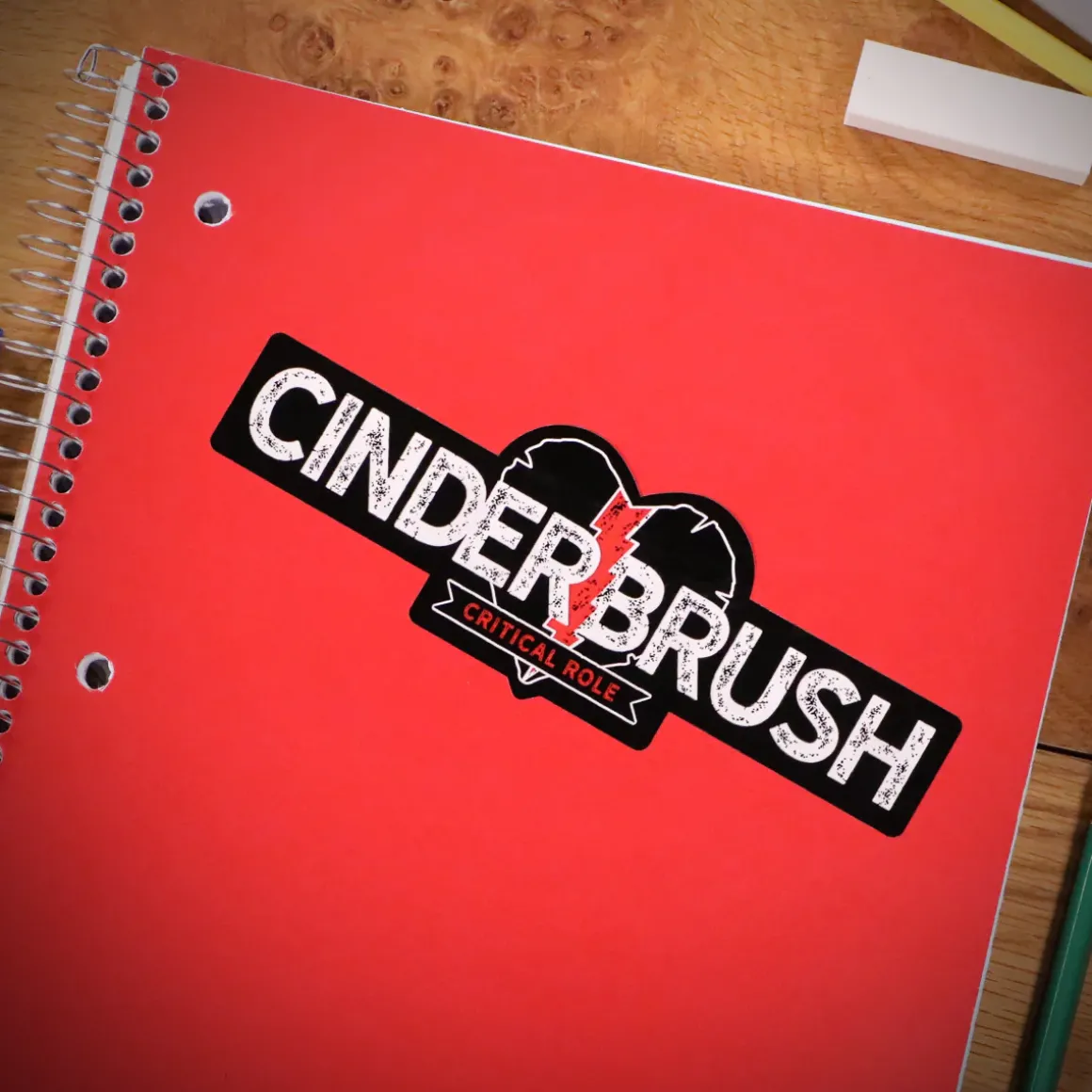 Cinderbrush Sticker