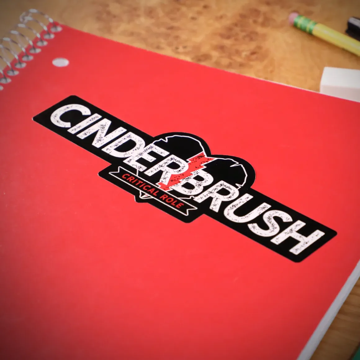 Cinderbrush Sticker