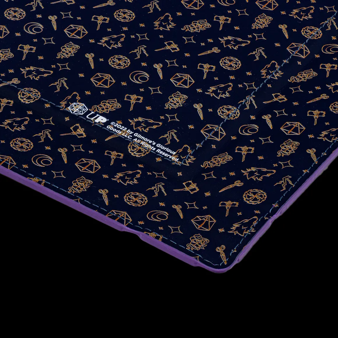 Critical Role Bells Hells Pattern Printed Leatherette Folding Dice Tray