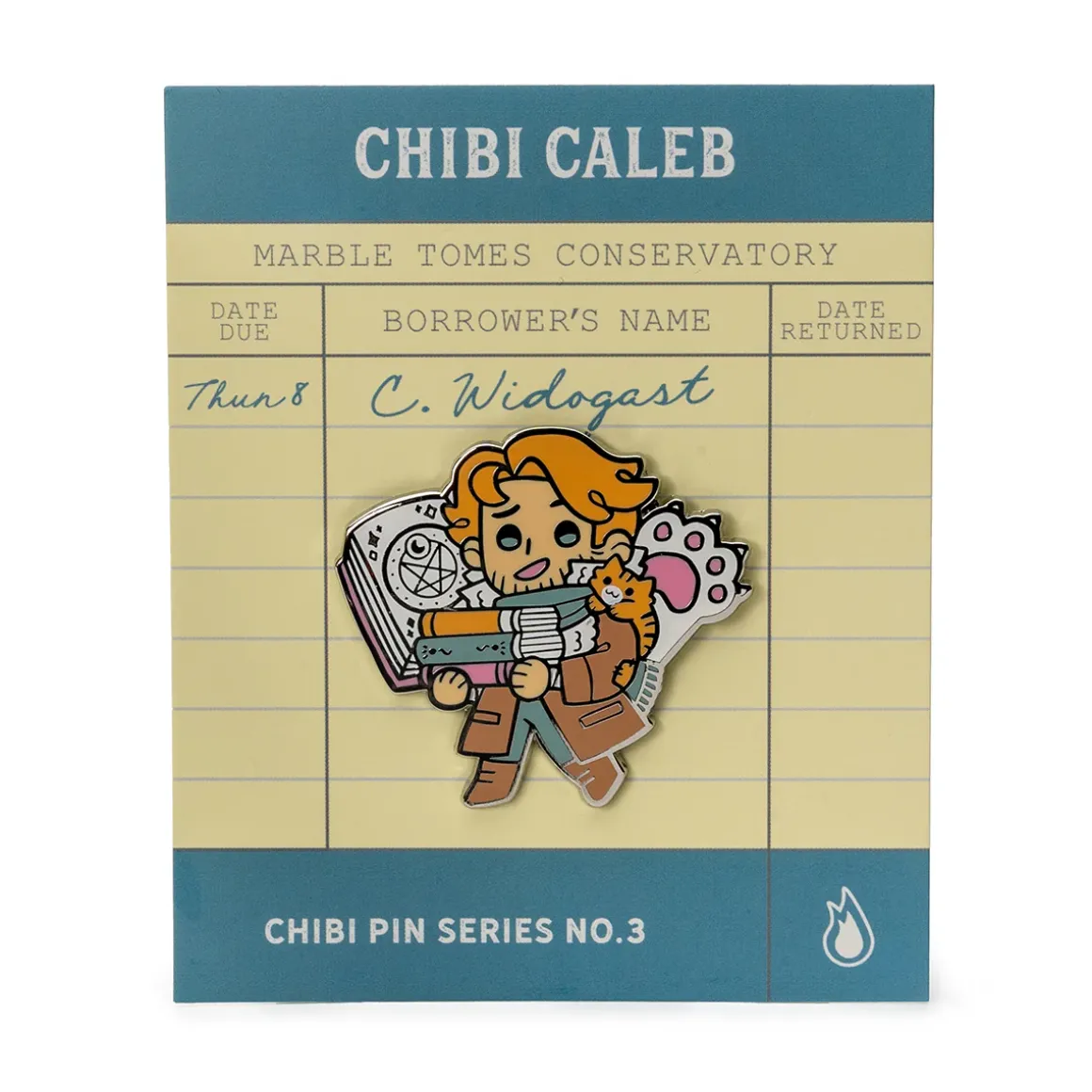Critical Role Chibi Pin No. 3 - Caleb Widogast