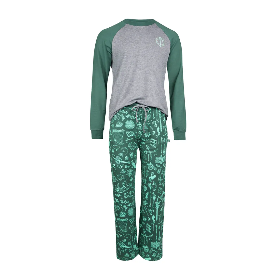 Critical Role Ultra Soft Forest Green Pajama Lounge Set