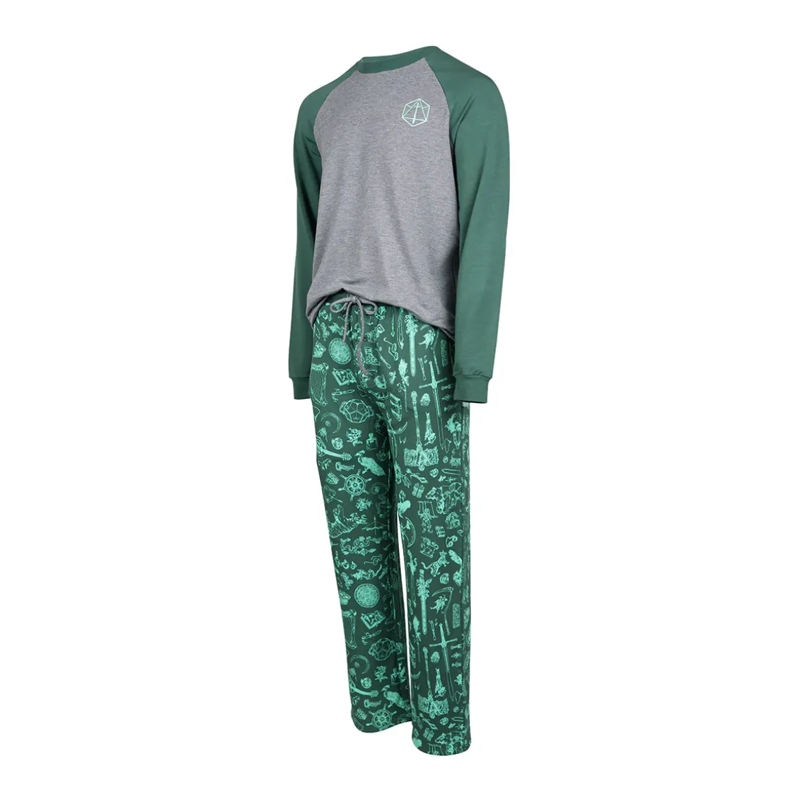 Critical Role Ultra Soft Forest Green Pajama Lounge Set