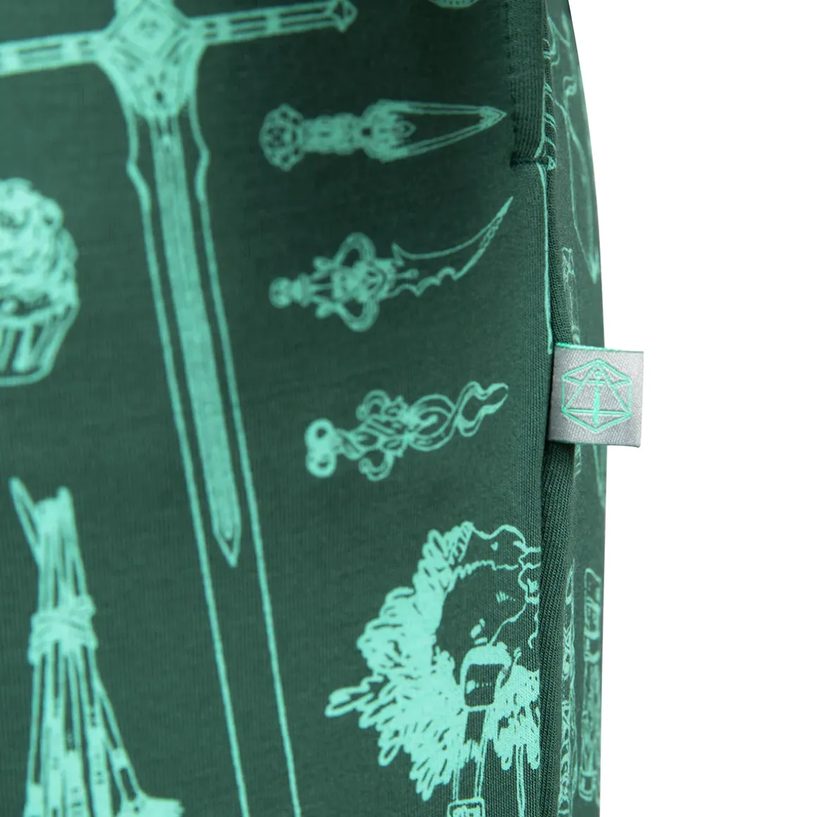 Critical Role Ultra Soft Forest Green Pajama Lounge Set