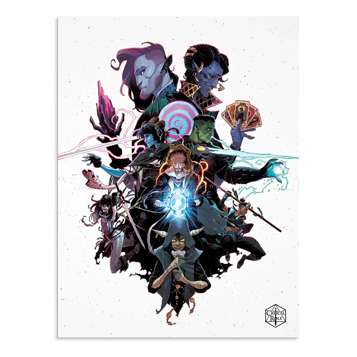 Mighty Nein 50th Episode Art Print by Matteo Scalera & Moreno Dinisio
