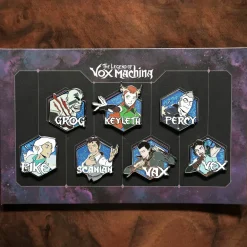 The Legend of Vox Machina Pin Set 7-Pack