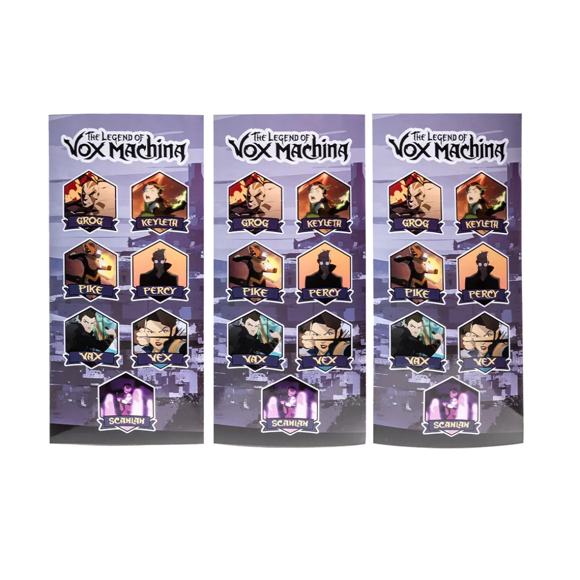 The Legend of Vox Machina Sticker Set