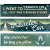 Traveler Con Bumper Sticker 3-Pack Set