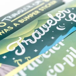 Traveler Con Bumper Sticker 3-Pack Set