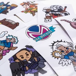 Vox Machina Chibi Vinyl Decals Set 10-Pack