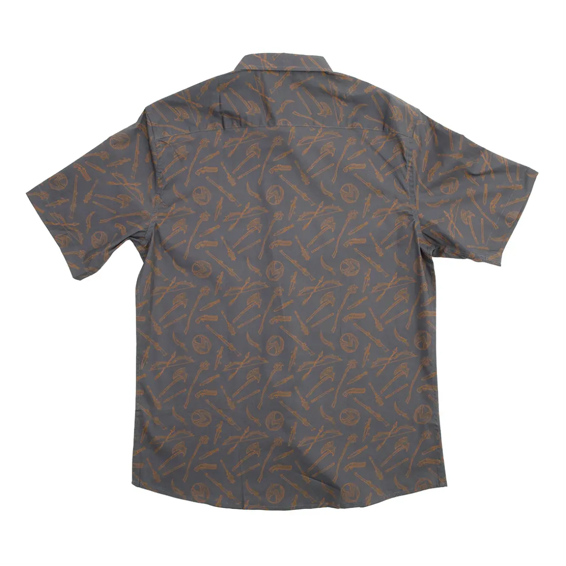 Vox Machina Weapons Button Down Short Sleeve Shirt